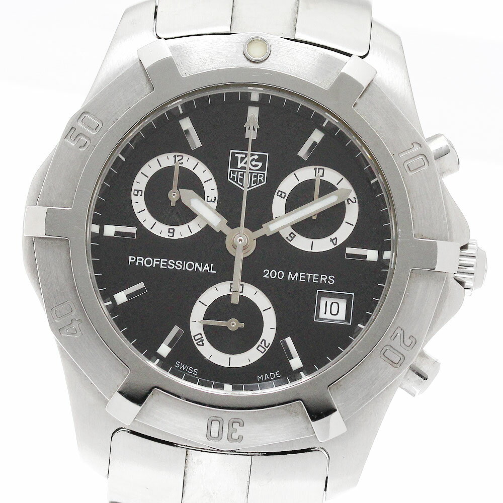 タグホイヤー TAG HEUER CN111F エクスクルーシブ クロノグラフ クォーツ メンズ _945529【中古】