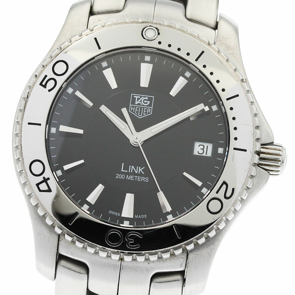 タグホイヤー TAG HEUER WJ1110.BA0570 リンク デイト クォーツ メンズ 保証書付き_948856【中古】