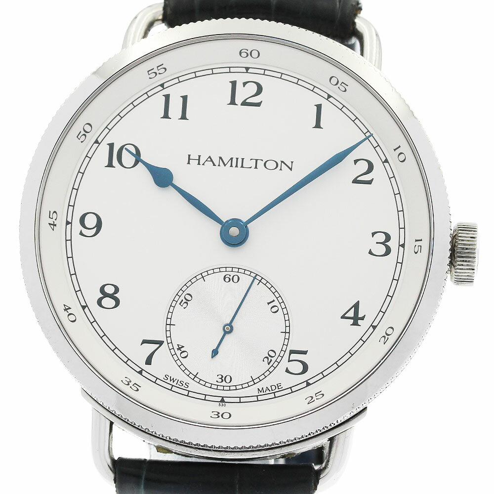 ハミルトン HAMILTON H787190 カーキネイビー パイオニア リミテッド 限定1892本 スモールセコンド 手巻き メンズ _948891【中古】