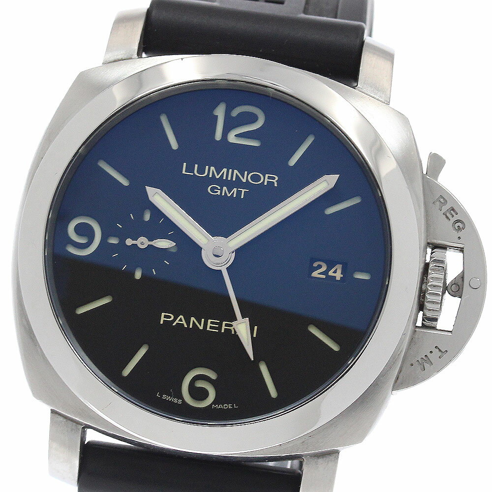 パネライ PANERAI PAM00320 ルミノール 1950 3デイズ GMT 自動巻き メンズ ...