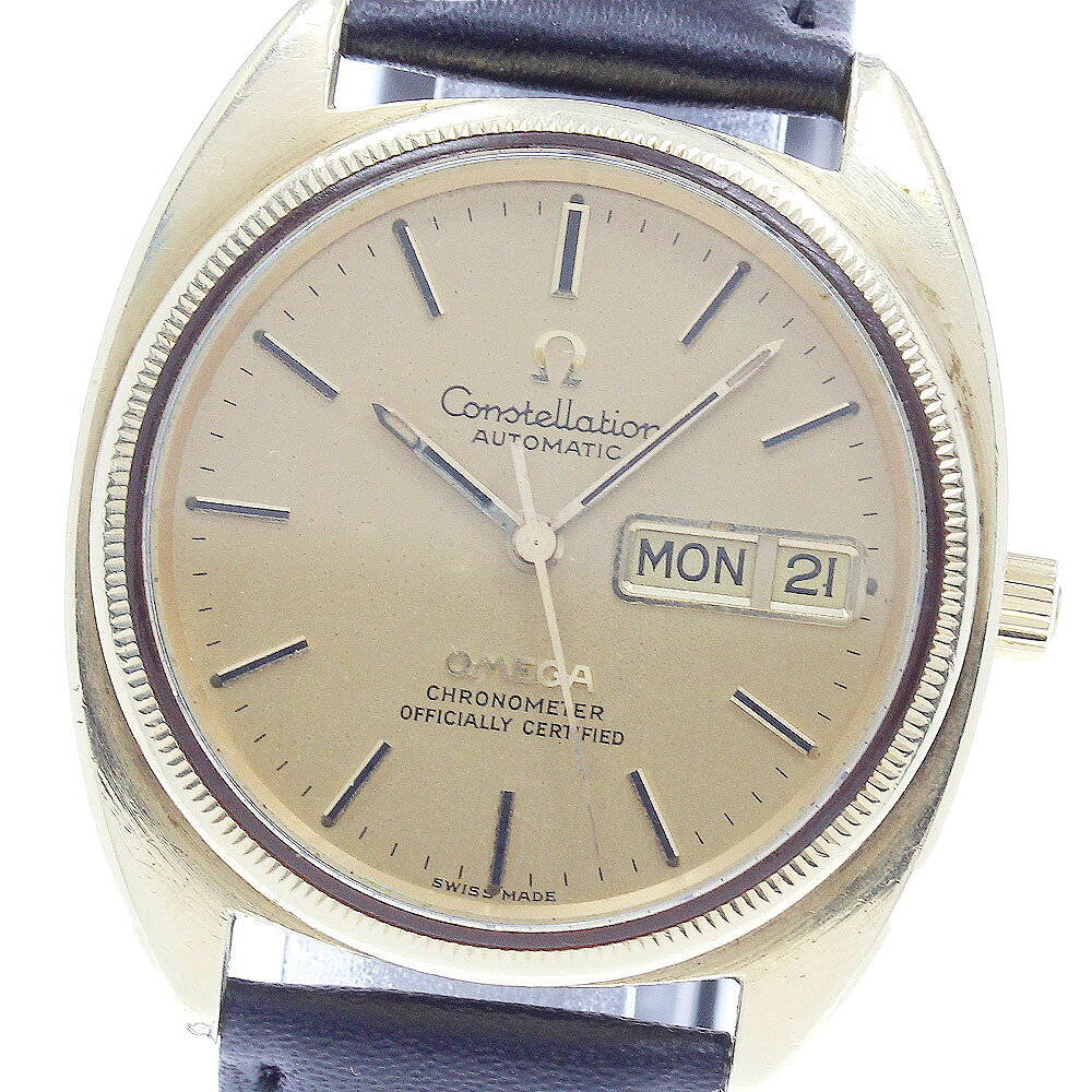 Constellation - オメガ OMEGA CD168.0057 コンステレーション YGベゼル cal.1021 自動巻き メンズ _942291【中古】