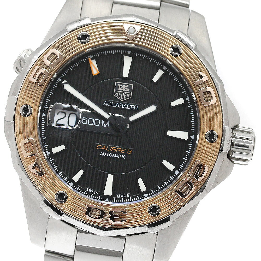 タグホイヤー TAG HEUER WAJ2150 アクアレーサー キャリバー5 デイト 自動巻き メンズ _949628【中古】