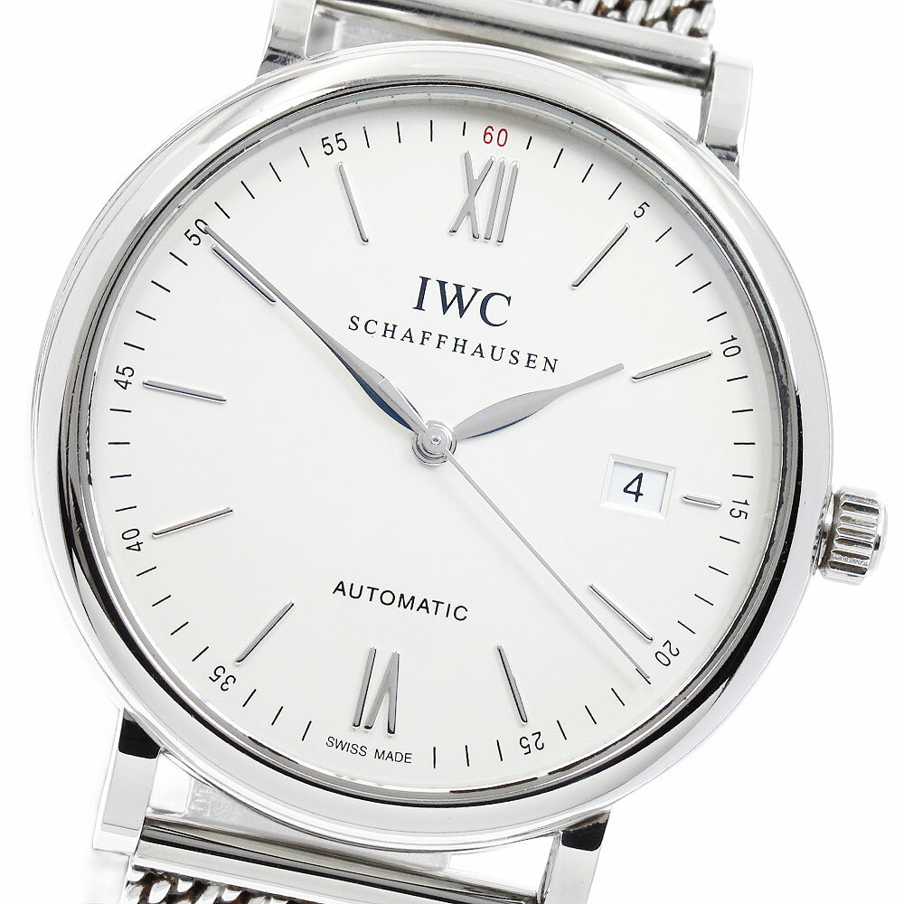 IWC IWC SCHAFFHAUSEN IW356507 ポートフィノ デイト 自動巻き メンズ 良品 _950643【中古】