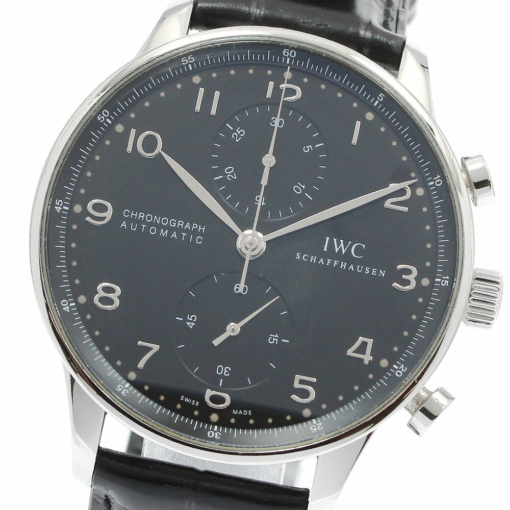 Portuguese - IWC SCHAFFHAUSEN IW371438 ポルトギーゼ クロノグラフ 自動巻き メンズ _943002【中古】
