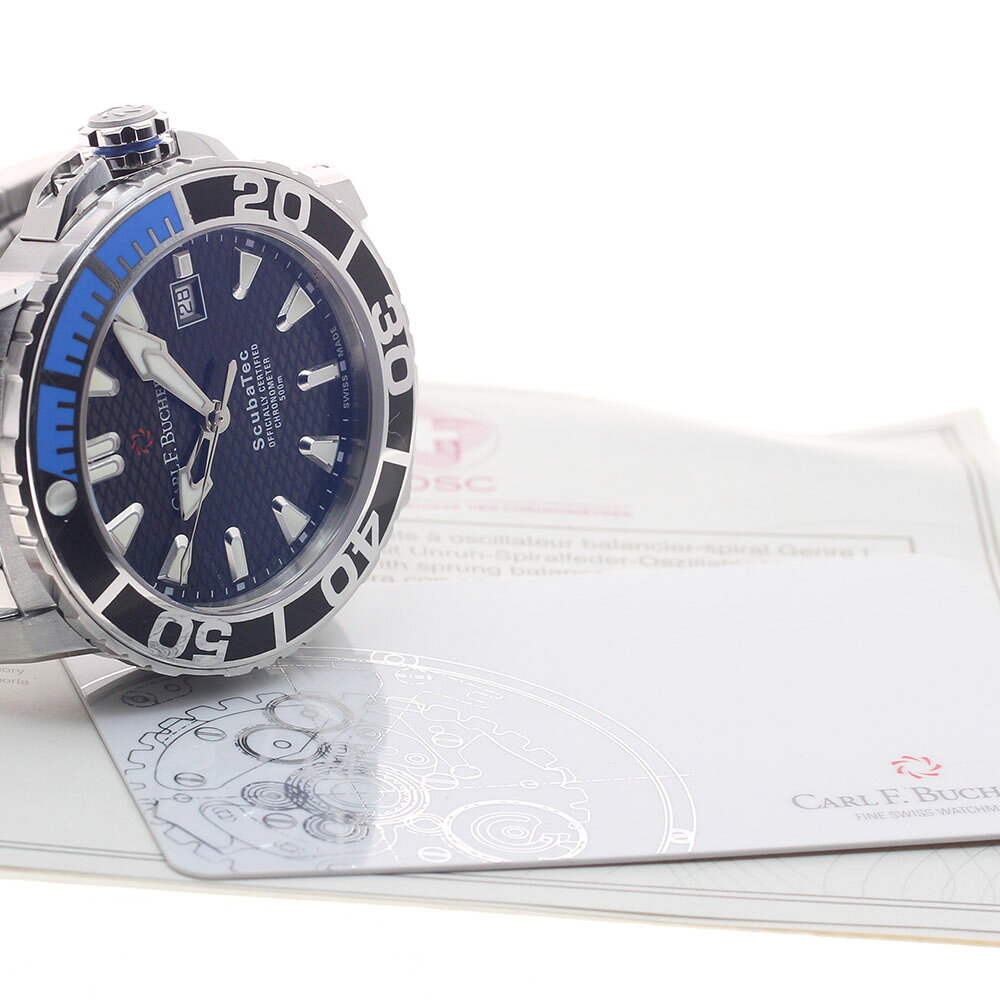 カール F.ブヘラ CARL F.BUCHERER 00.10632.23.33.21 パトラビ スキューバテック デイト 自動 closer01-10260581 CLOSER サンプル画像2