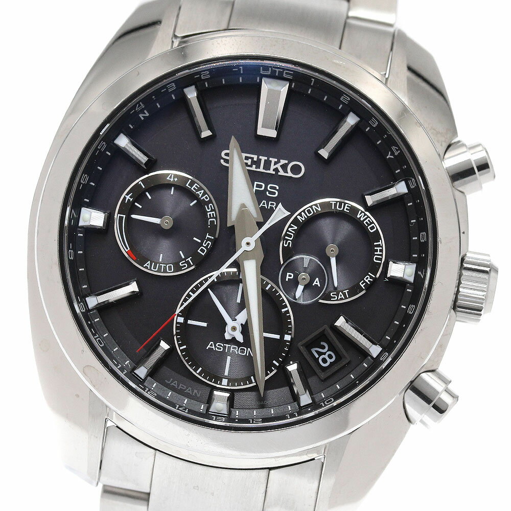 セイコー SEIKO SBXC021/5X53-0AJ0 アストロン クロノグラフ ソーラー電波 メンズ _945166【中古】