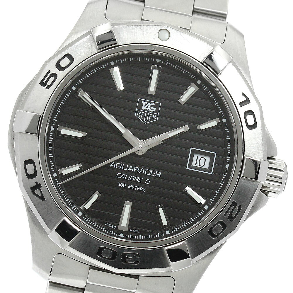 Aqua Racer - タグホイヤー TAG HEUER WAP2010.BA0830 アクアレーサー デイト 自動巻き メンズ 保証書付き_945886【中古】