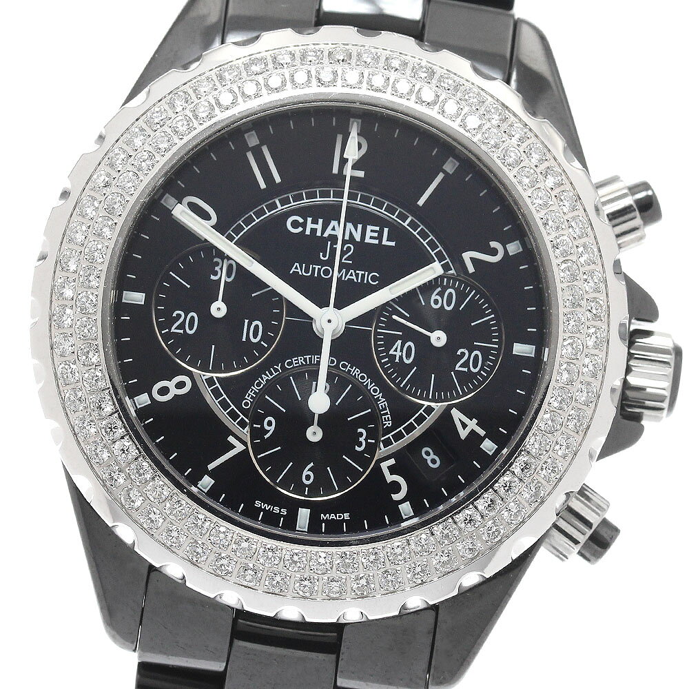 シャネル CHANEL H1009 J12 黒セラミック