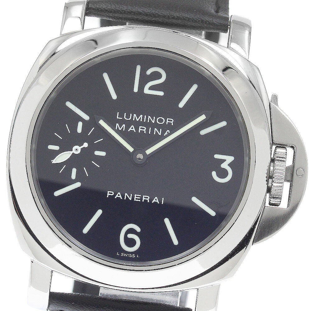 パネライ PANERAI PAM00111 ルミノール マリーナ スモールセコンド 手巻き メンズ  ...