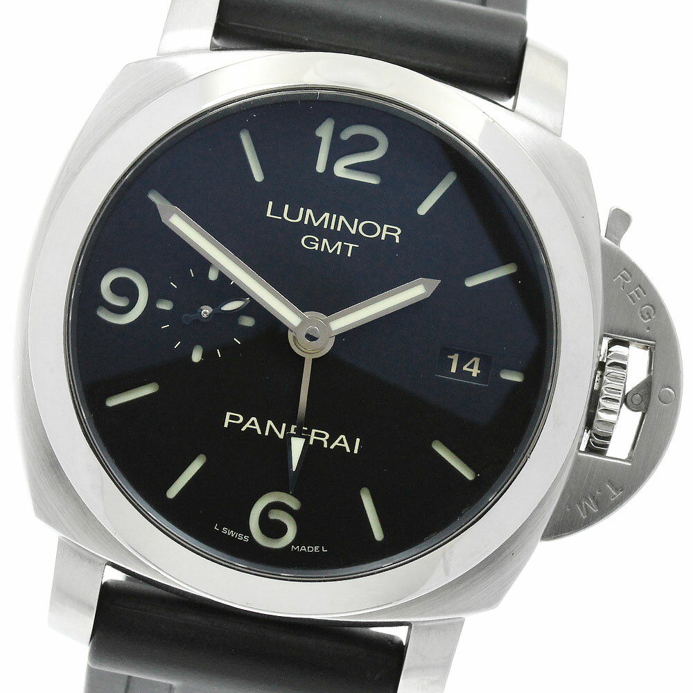 パネライ PANERAI PAM00320 ルミノール 1950 3デイズ GMT 自動巻き メンズ ...