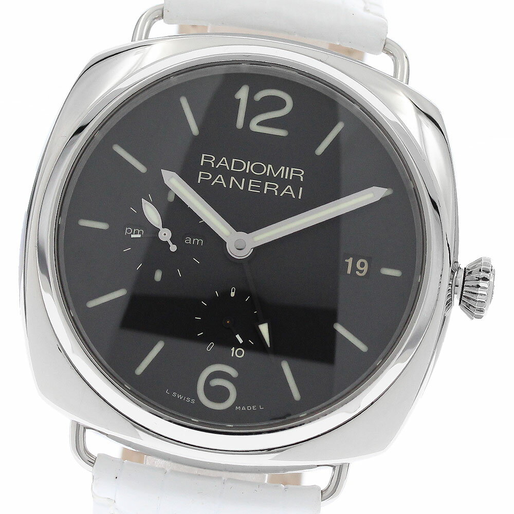 パネライ PANERAI PAM00323 ラジオミール 10デイズ GMT 自動巻き メンズ 良品 ...
