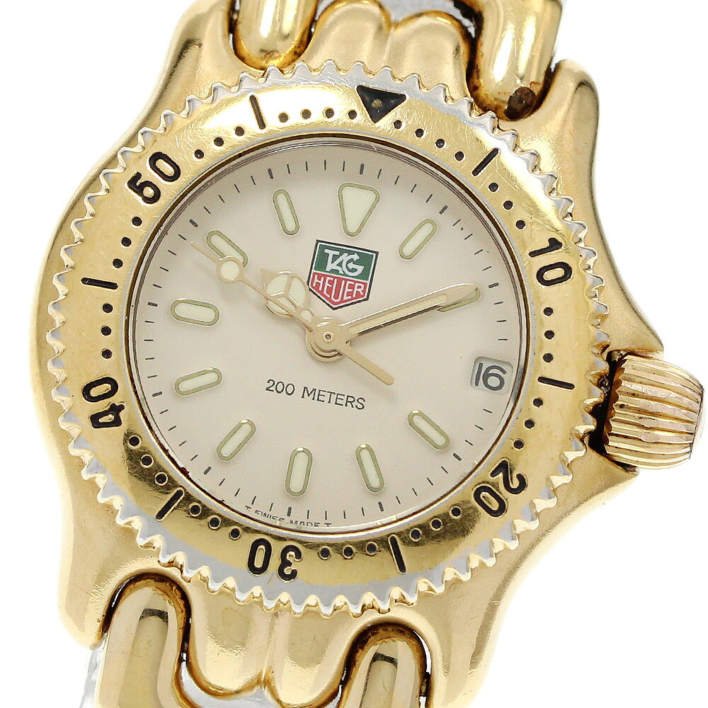 タグホイヤー TAG HEUER S94.708M セル デイト クォーツ レディース _951552【中古】