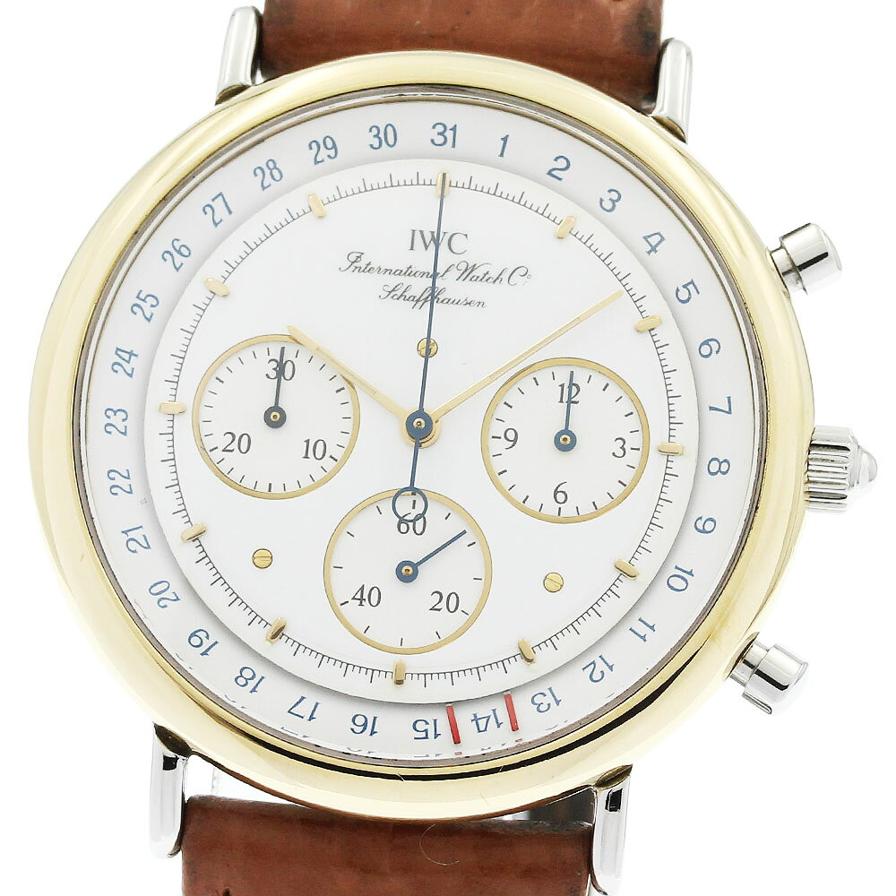 樂天商城 - IWC IWC SCHAFFHAUSEN IW373103 ポルトフィーノ YGベゼル クロノグラフ クォーツ メンズ _949712【中古】