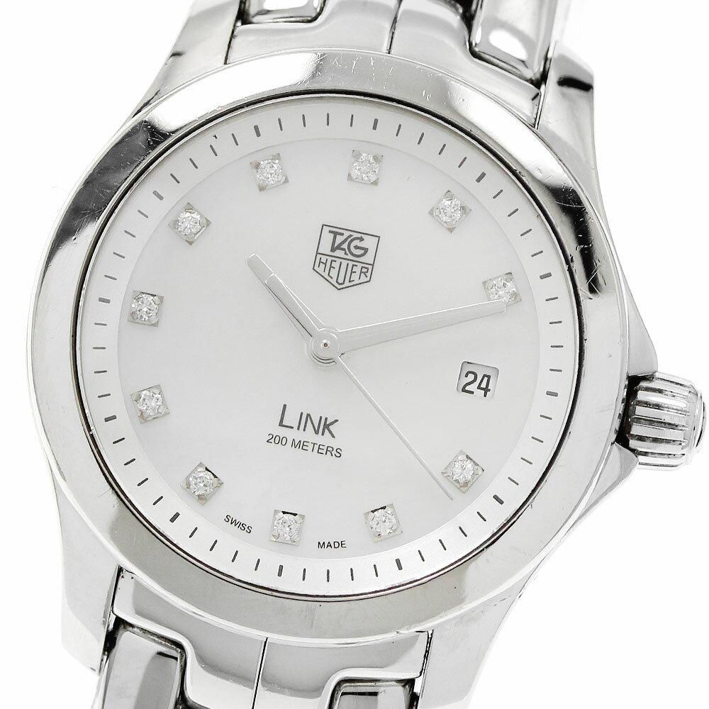 タグホイヤー TAG HEUER WJF1317.BA0572 リンク 11Pダイヤ クォーツ レディース 保証書付き_950469【中古】