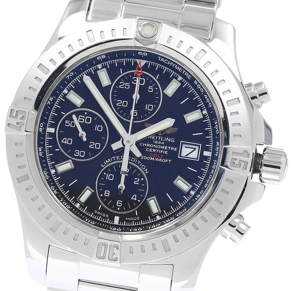 樂天商城 - ブライトリング BREITLING A13388 コルト クロノグラフ 自動巻き メンズ _950947【中古】