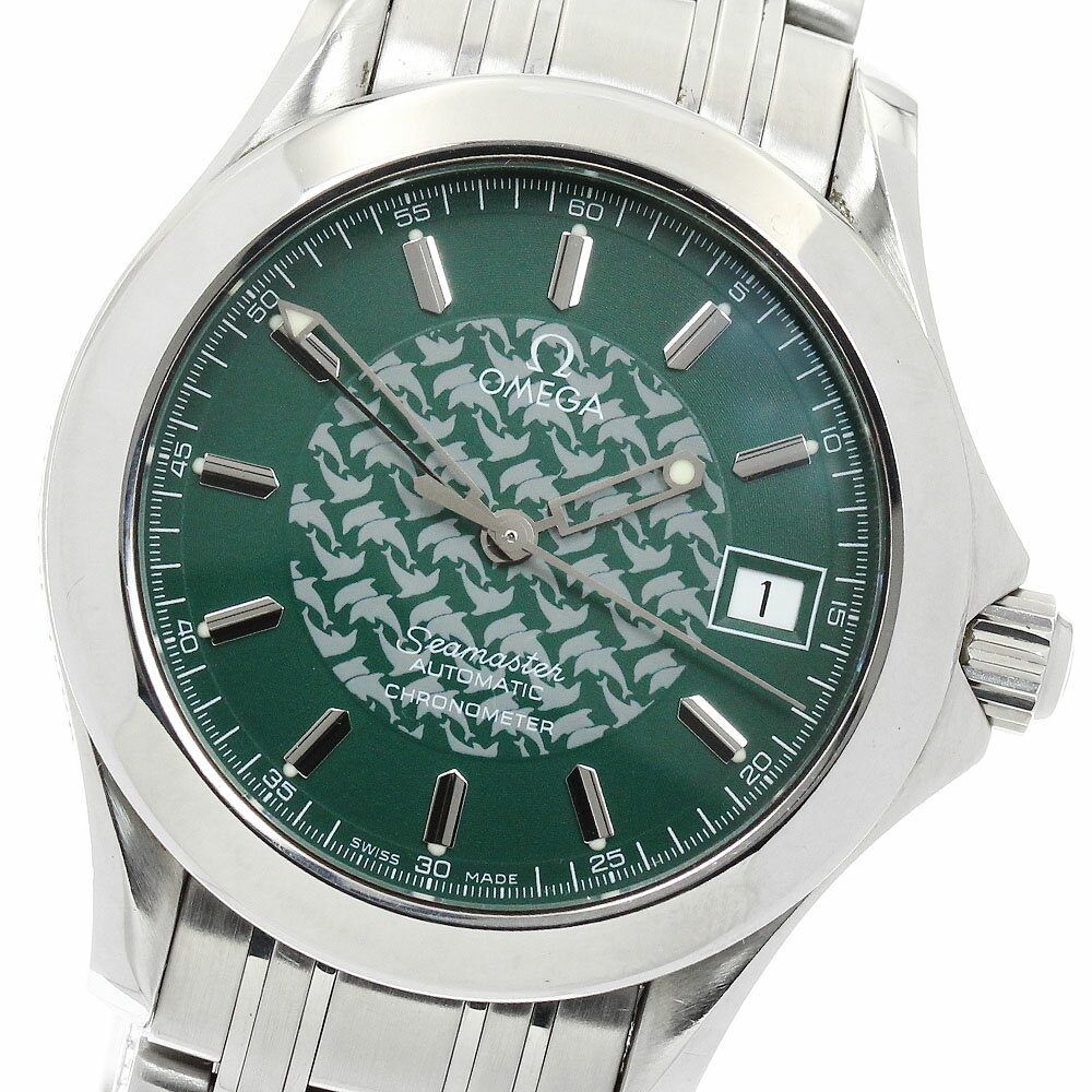 オメガ OMEGA 2506.70 シーマスター120 ジャックマイヨール1998 デイト 自動巻き メンズ _890958【中古】