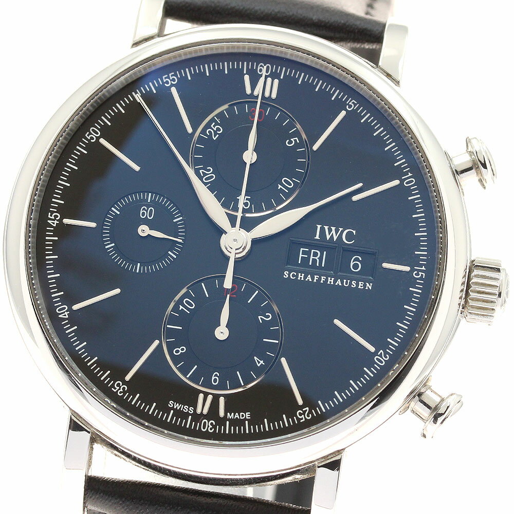 Other - IWC IWC SCHAFFHAUSEN IW391008 ポートフィノ デイデイト クロノグラフ 自動巻き メンズ _948244【中古】