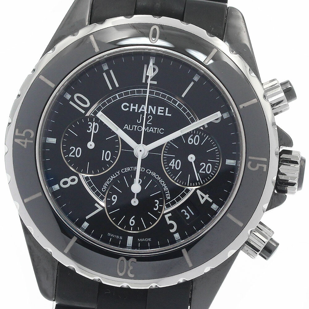 シャネル CHANEL H0939 J12 黒セラミック