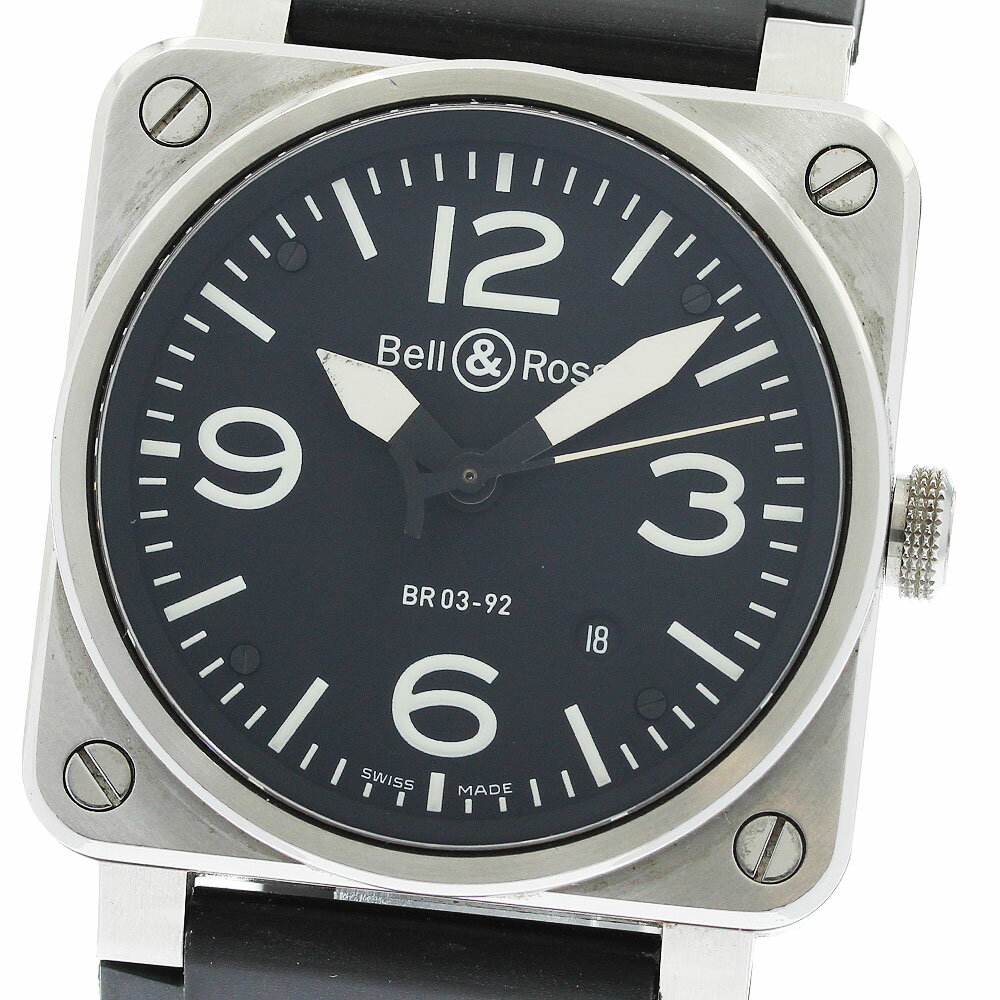ベル＆ロス Bell＆Ross BR03-92 アビエーション デイト 自動巻き メンズ _950586【中古】