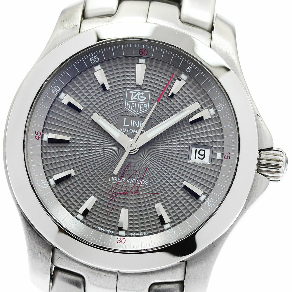 タグホイヤー TAG HEUER WJF2113 リンク タイガーウッズ 5500本限定 自動巻き メンズ 良品 _950991【中古】
