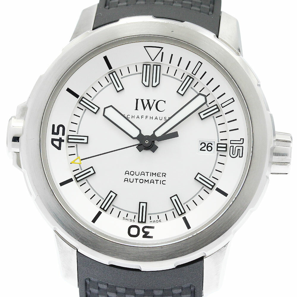 IWC SCHAFFHAUSEN IW329003 アクアタイマー デイト 自動巻き メンズ _951047【中古】