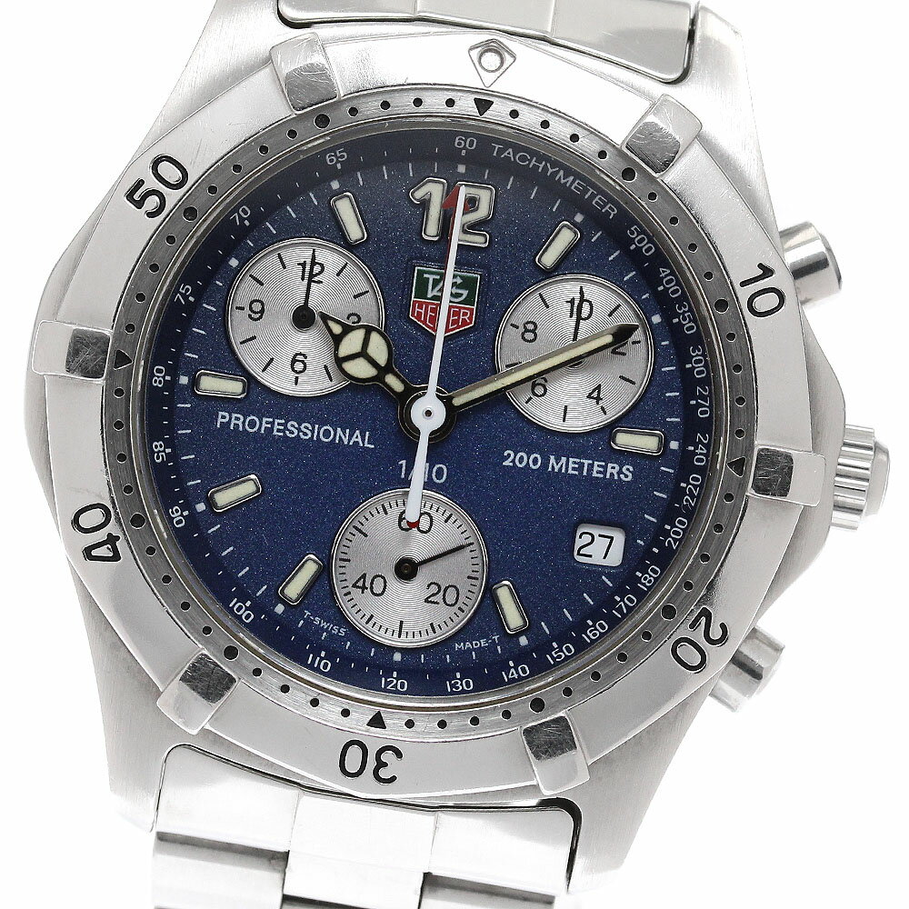 タグホイヤー TAG HEUER CK1112 2000シリーズ クロノグラフ クォーツ メンズ _951147【中古】