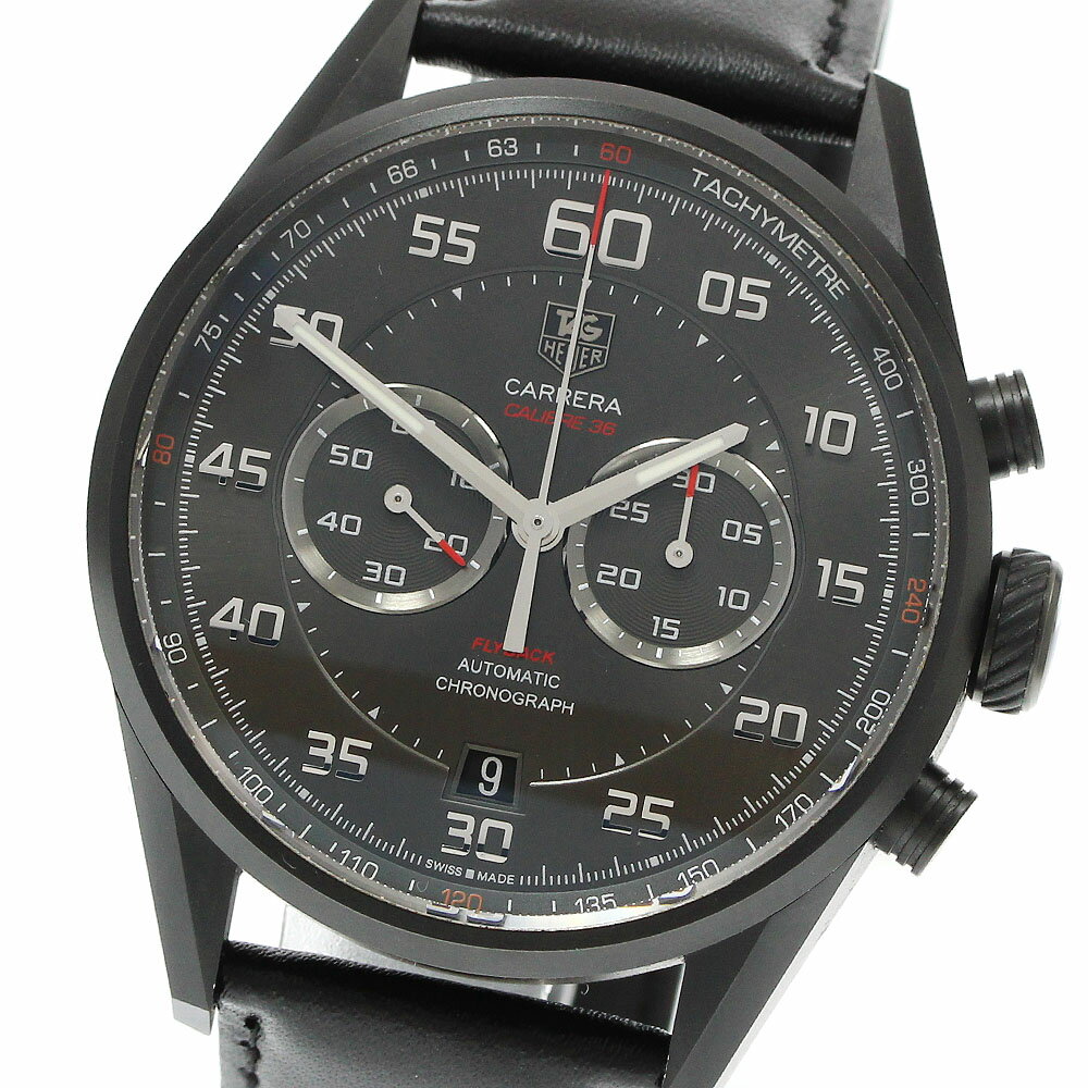 タグホイヤー TAG HEUER CAR2B80 カレラ キャリバー36 フライバック クロノグラフ 自動巻き メンズ 良品 保証書付き_951174【中古】