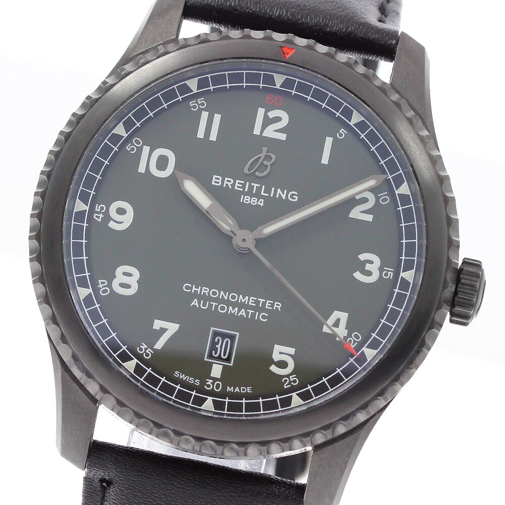 ブライトリング BREITLING M17315 アビエイター8 デイト 自動巻き メンズ 良品 _949695【中古】