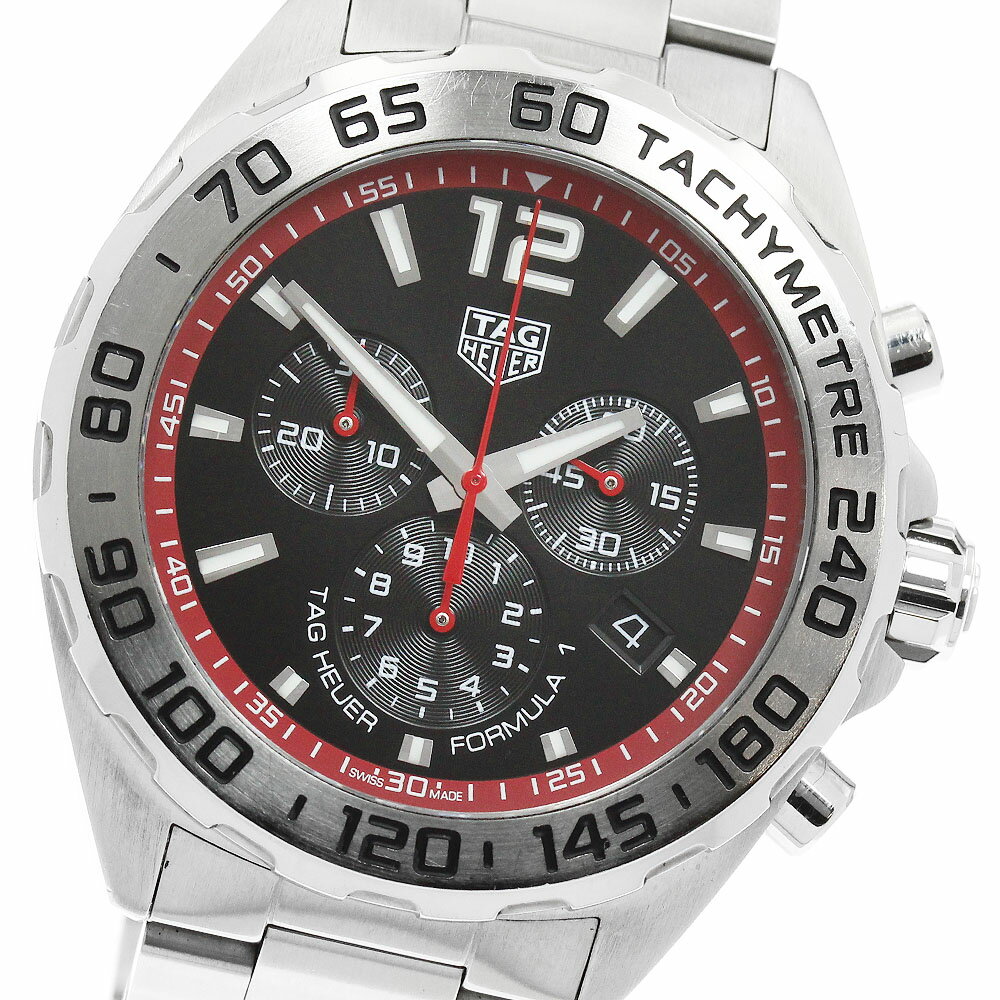 Formula - タグホイヤー TAG HEUER CAZ101Y フォーミュラ1 クロノグラフ クォーツ メンズ 箱・保証書付き_950274【中古】