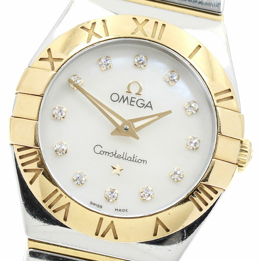 樂天商城 - オメガ OMEGA 123.20.24.60.55.001 コンステレーション ブラッシュ 12Pダイヤ クォーツ レディース _950686【中古】