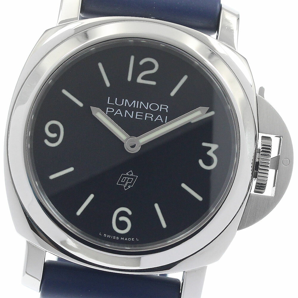 パネライ PANERAI PAM01086 ルミノール ベース ロゴ 44mm 手巻き メンズ 美品 保証書付き_951902【中古】