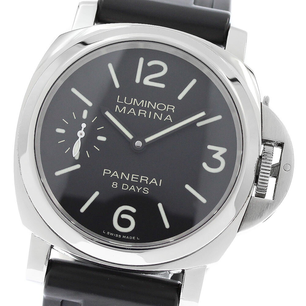 パネライ PANERAI PAM00510 ルミノール マリーナ 8デイズ 44mm 手巻き メンズ 良品 保証書付き_951937【中古】
