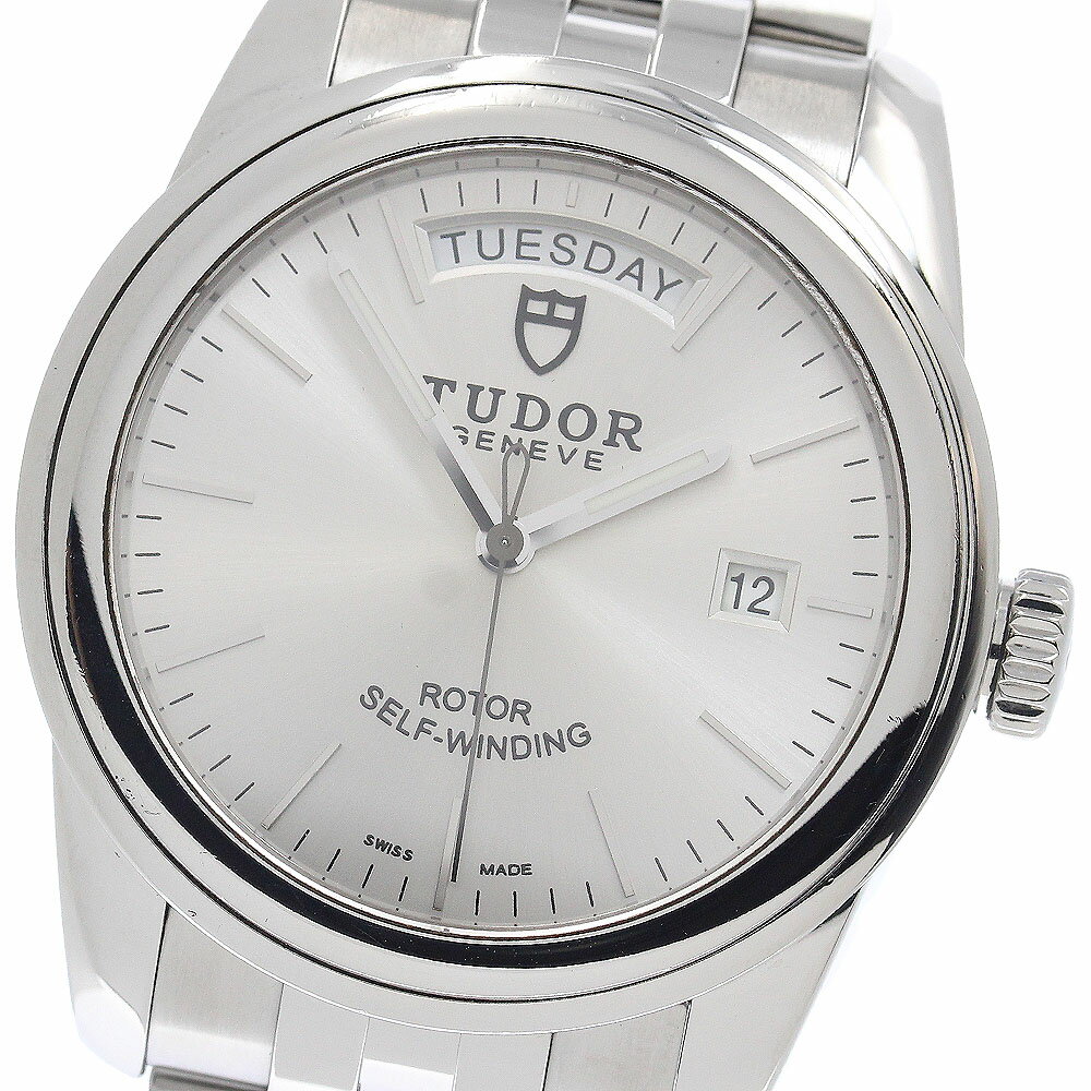 チュードル TUDOR 56000 グラマー デイトデイ 自動巻き メンズ 保証書付き_948028【中古】