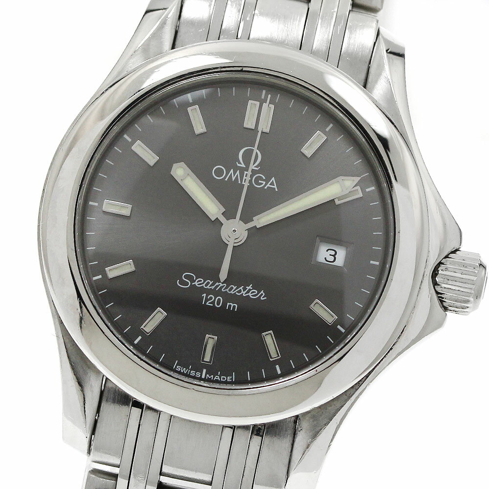 樂天商城 - オメガ OMEGA 2571.43 シーマスター120 デイト クォーツ レディース _950375【中古】