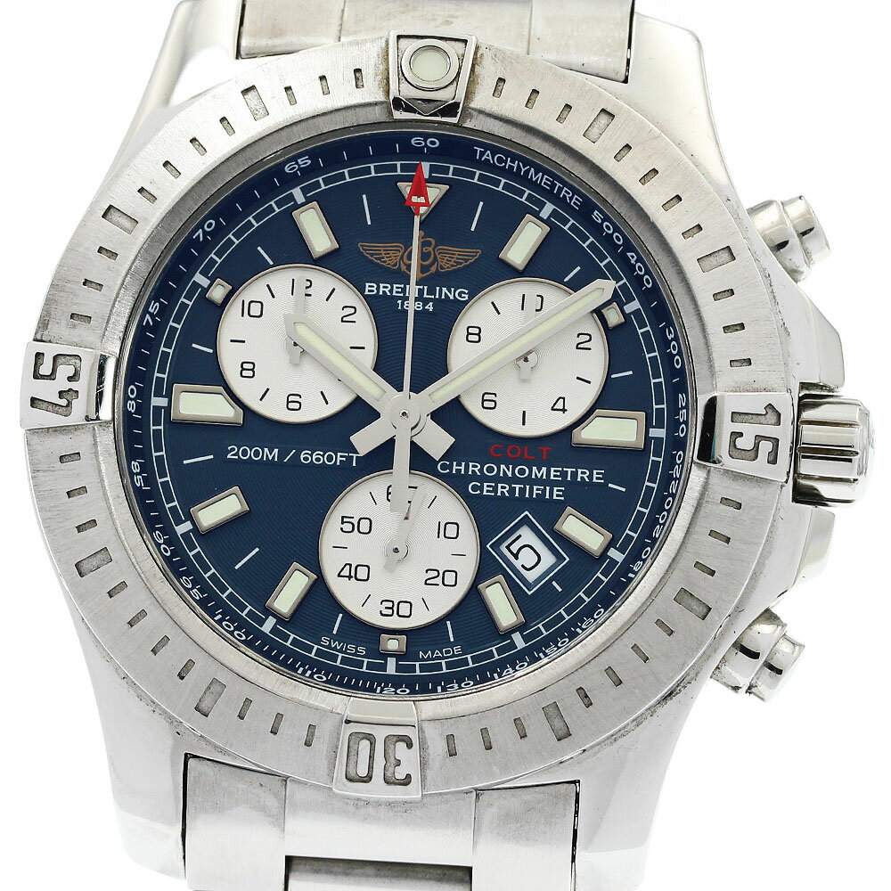 樂天商城 - ブライトリング BREITLING A73388 コルト クロノグラフ クォーツ メンズ _950633【中古】