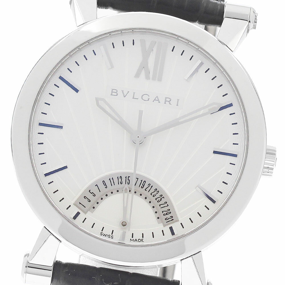 ブルガリ BVLGARI SB42SDR ソティリオ ブルガリ レトログラード 自動巻き メンズ _950849【中古】