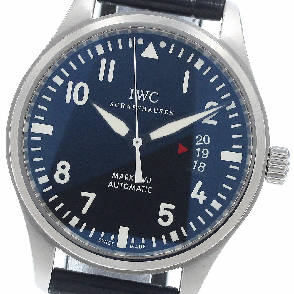 IWC SCHAFFHAUSEN IW326501 パイロットウォッチ マークXV2 デイト 自動巻き メンズ 保証書付き_951439【中古】