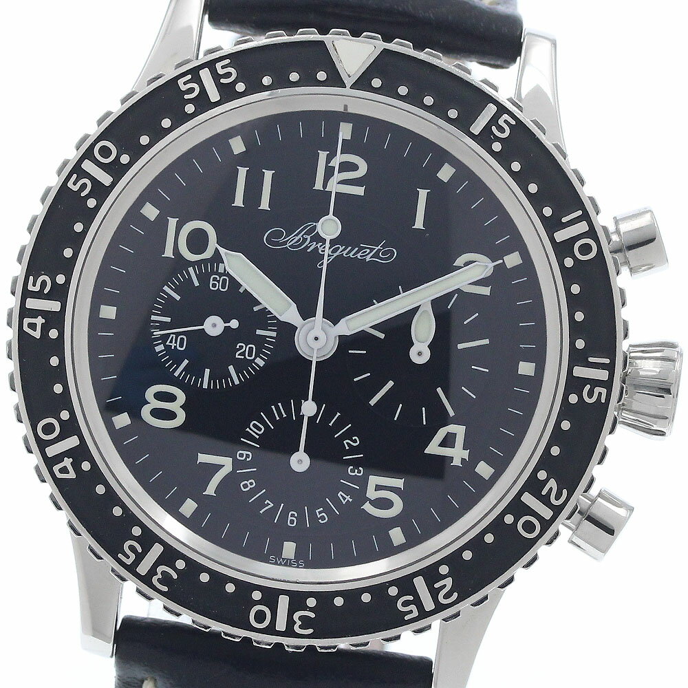 ブレゲ Breguet 3803ST/92/3W6 アエロナバル TYPEXX フランス海軍航空部隊100周年記念 世界限定1000本 自動巻き メンズ 保証書付き_951441【中古】