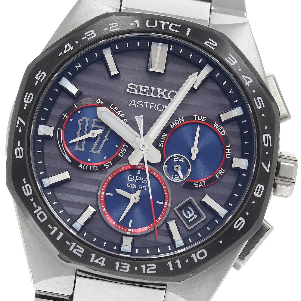 セイコー SEIKO SBXC141/5X53-0CF0 アストロン ネクスター 大谷翔平 2023 国内限定1700本 ソーラー電波 メンズ 良品 箱・保証書付き_951743【中古】