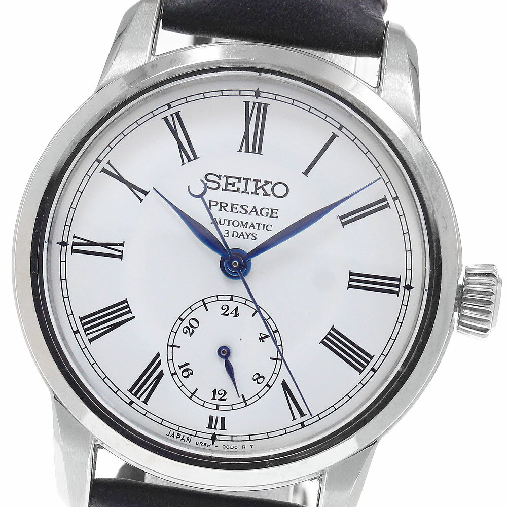 セイコー SEIKO SART009/6R5H-00D0 プレザージュ 琺瑯ダイヤル 自動巻き メンズ _951797【中古】