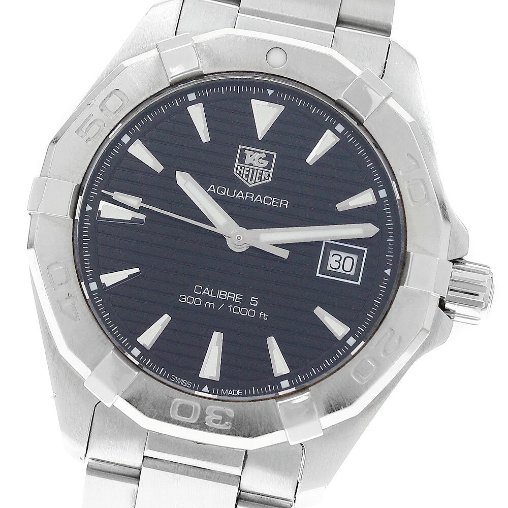 Aqua Racer - タグホイヤー TAG HEUER WAY2110-0 アクアレーサー デイト 自動巻き メンズ _951944【中古】