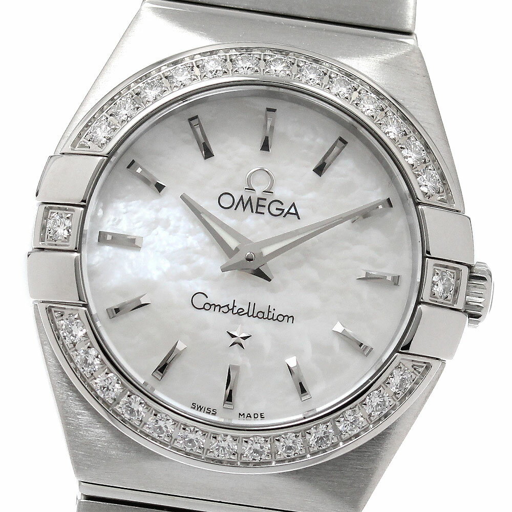 樂天商城 - オメガ OMEGA 123.15.24.60.05.001 コンステレーション ダイヤベゼル クォーツ レディース 美品 _952617【中古】
