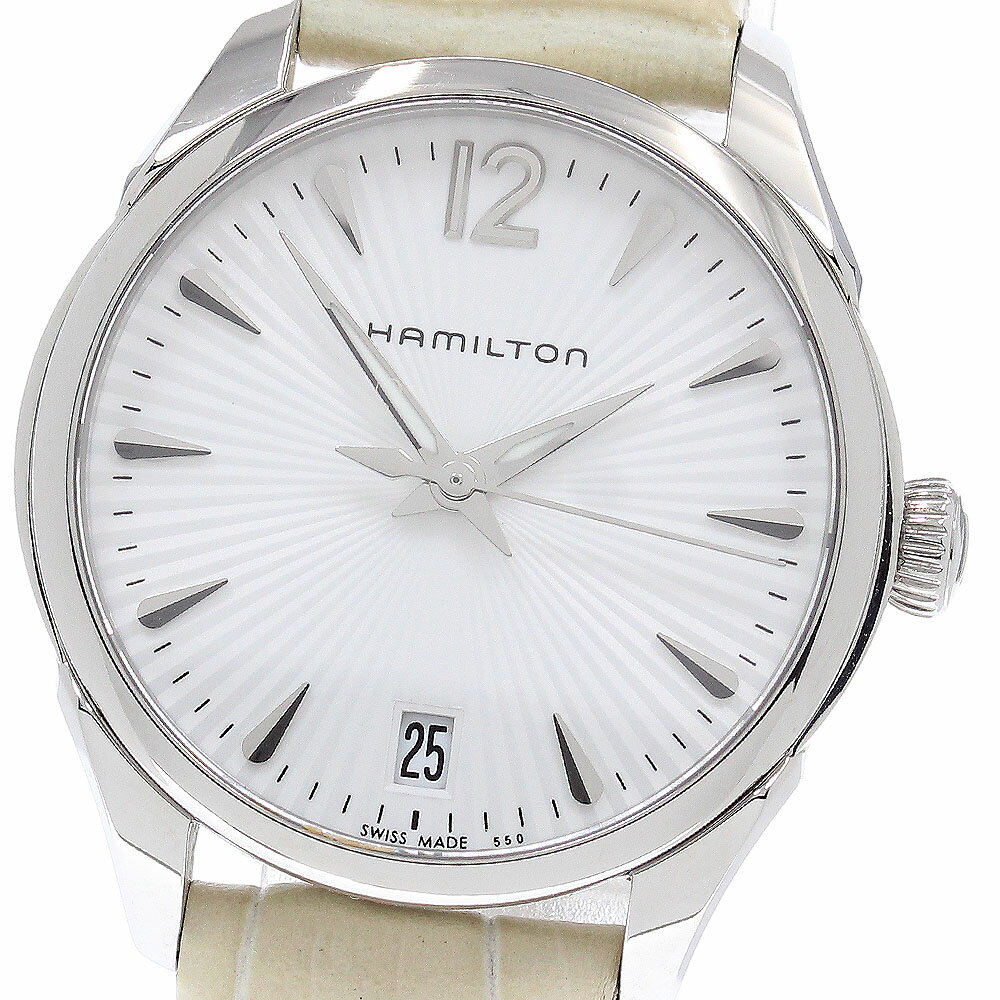Viewmatic - ハミルトン HAMILTON H422111 ジャズマスター デイト クォーツ レディース 美品 保証書付き_953665【中古】