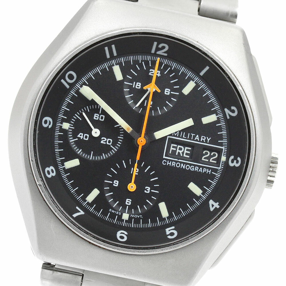 FRANCK MULLER - チュチマ TUTIMA ミリタリー クロノグラフ デイデイト 自動巻き メンズ _935098【中古】