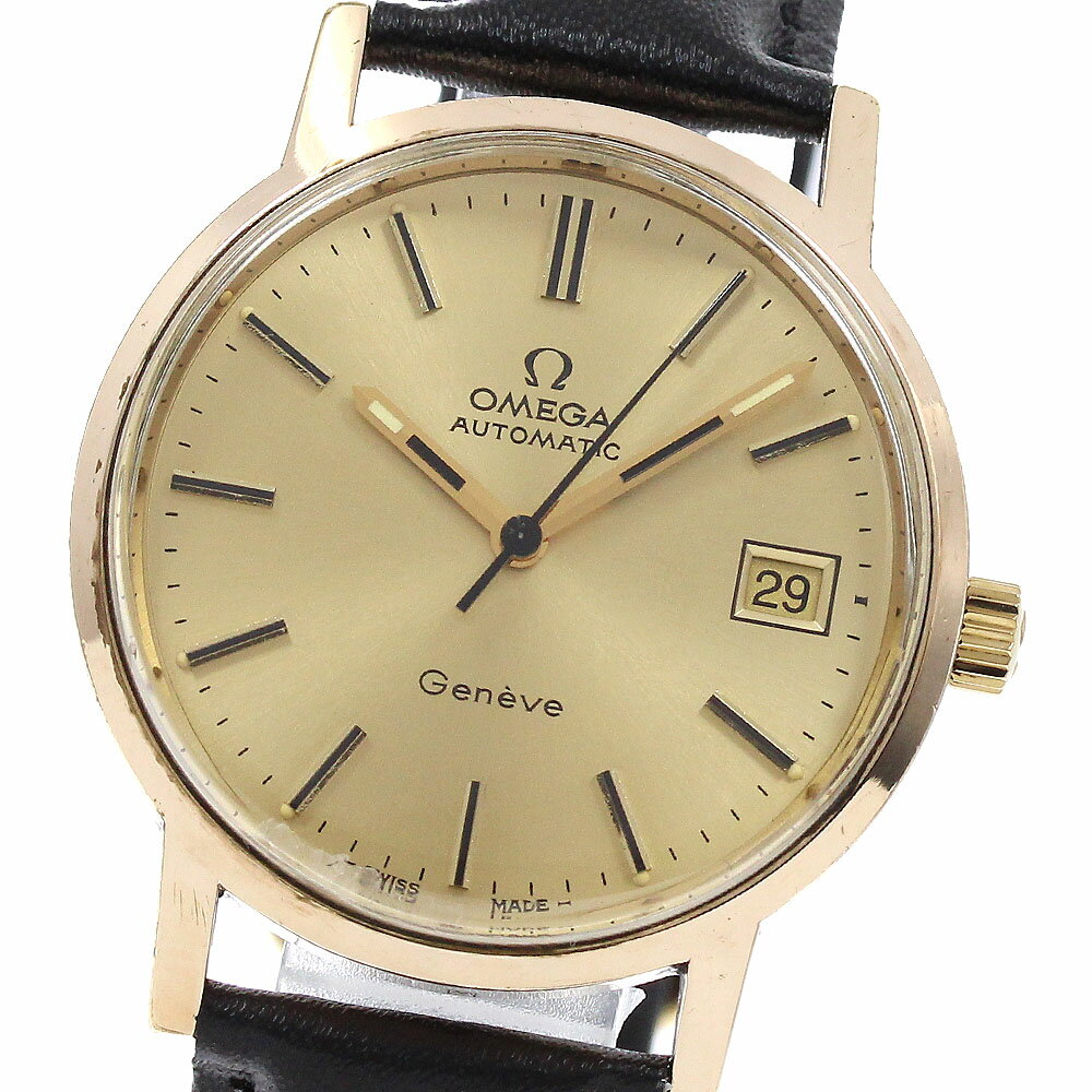 SWATCH - オメガ OMEGA 166.0163 ジュネーブ デイト Cal.1012 自動巻き メンズ _942910【中古】