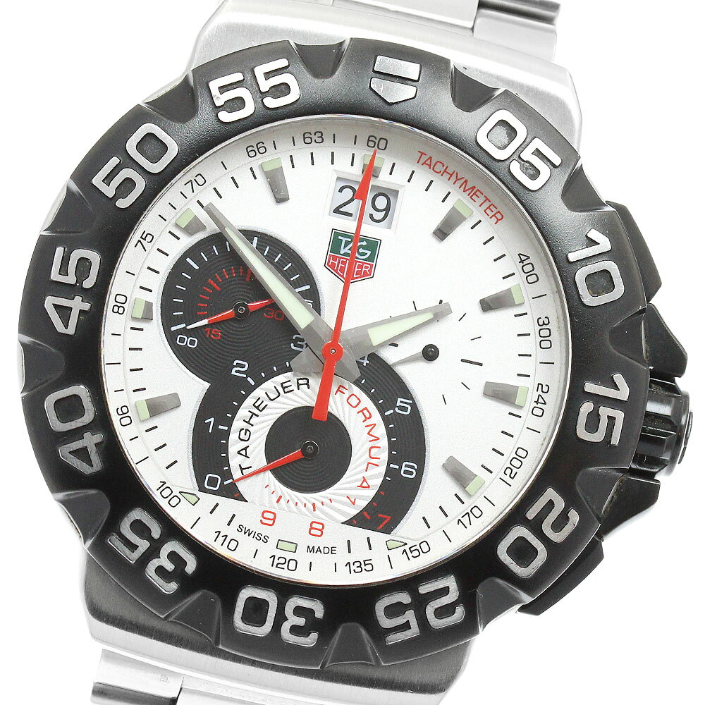 CARTIER - タグホイヤー TAG HEUER CAH1011 フォーミュラ1 グランドデイト クロノグラフ クォーツ メンズ _944058【中古】