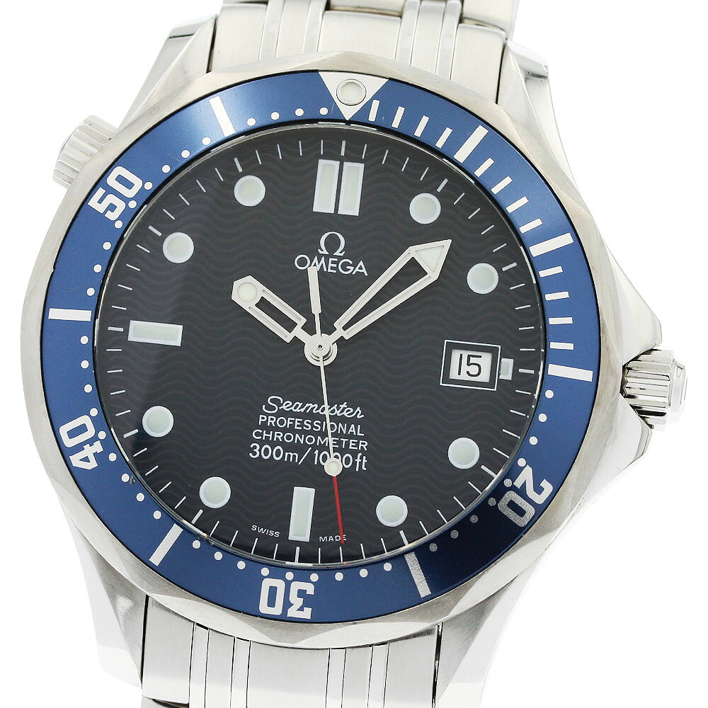 オメガ OMEGA 2531.80 シーマスター300 デイト 自動巻き メンズ 良品 _948771【中古】