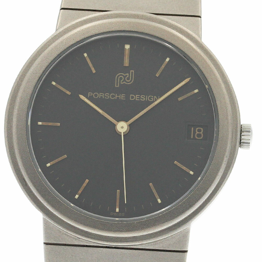 ポルシェデザイン Porsche Design デイト クォーツ ボーイズ 良品 _948866【中古】