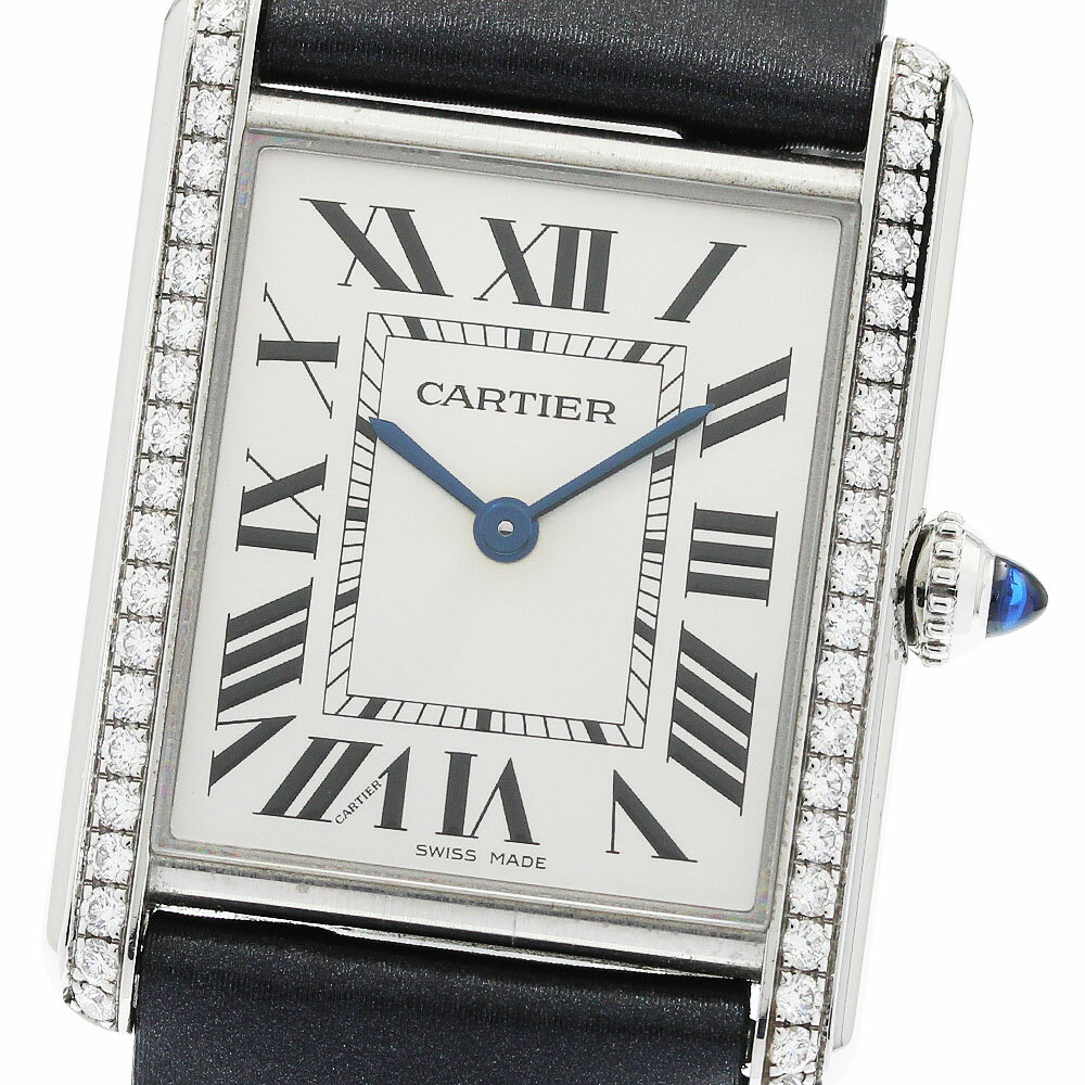 カルティエ CARTIER W4TA0017 タンクマストLM ダイヤベゼル クォーツ ボーイズ _951508【中古】