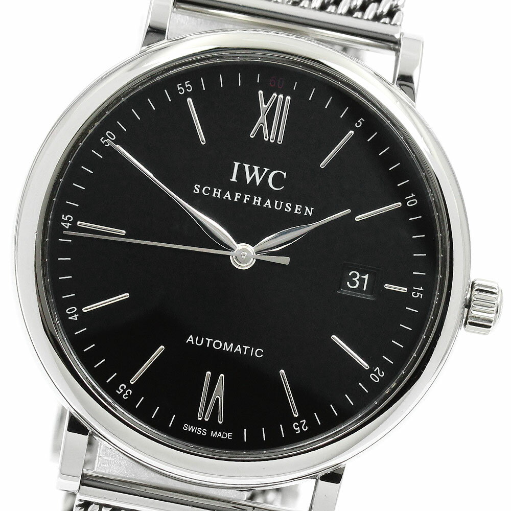 Portfino - IWC IWC SCHAFFHAUSEN IW356506 ポートフィノ デイト 自動巻き メンズ 良品 保証書付き_951852【中古】